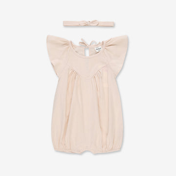 Flared Sleeves Overall & Headband H